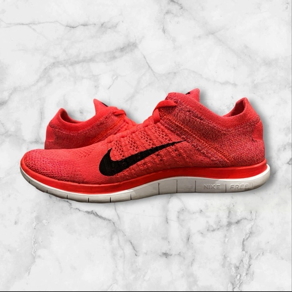 Nike Free 4.0 Flyknit Pink Shoes Sneakers Running Womens Size 9.5 - Picture 3 of 9